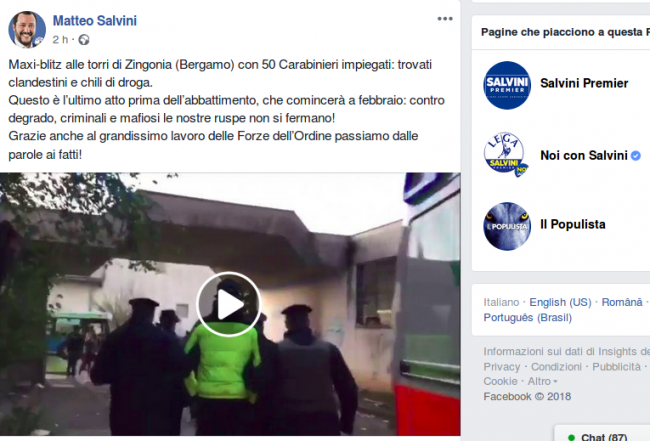 Blitz nelle torri dello spaccio... e Salvini si prende un nostro VIDEO