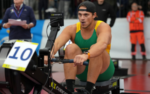 Andrea Panizza stabilisce un nuovo record mondiale nel canottaggio indoor