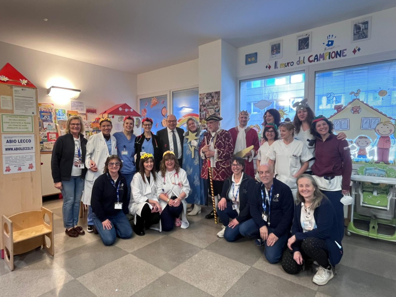 Carnevale in Pediatria: un pomeriggio di gioia per i bambini di Lecco