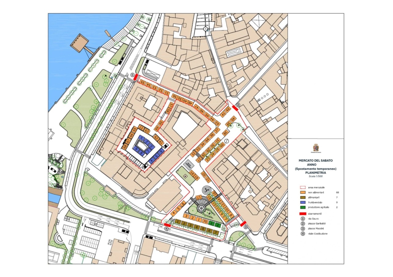 Il mercato settimanale di Lecco torna in centro dal 4 marzo 2026