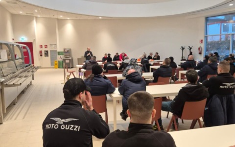 Moto Guzzi, accordo sul piano integrativo del gruppo Piaggio in vista