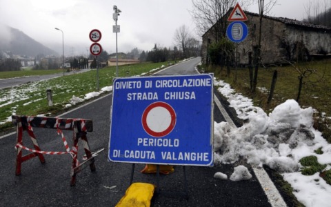 Riapertura della Sp63 per Morterone dopo la chiusura per neve