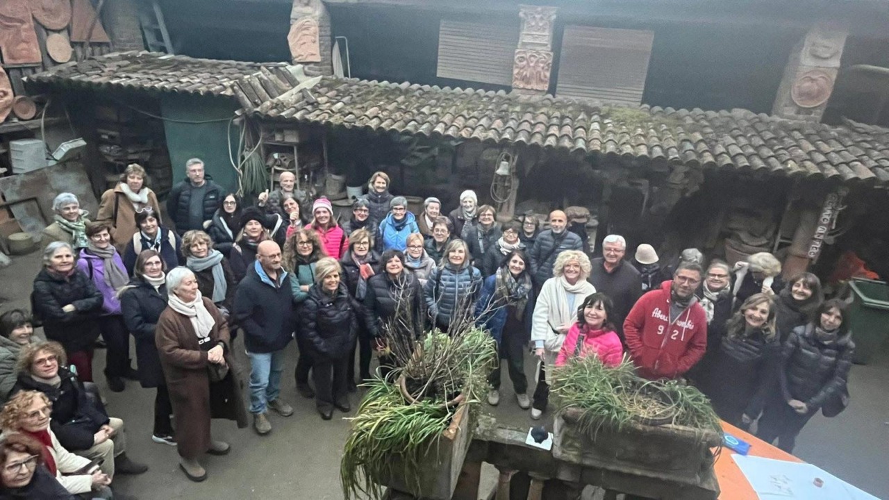 Successo per la visita guidata alla “Fornace Artistica Riva” di Briosco da parte di Uni 3 Valmadrera