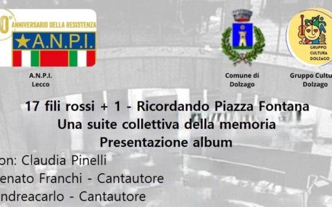 Dolzago commemora la Strage di Piazza Fontana con la band “Renato Franchi e l’Orchestrina del Suonatore Jones”