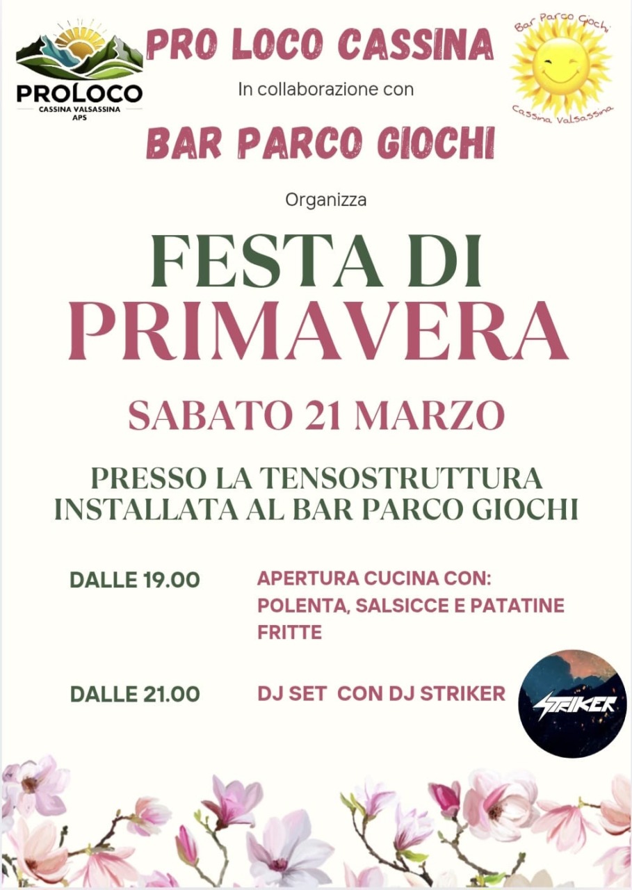 Festa di Primavera a Cassina Valsassina