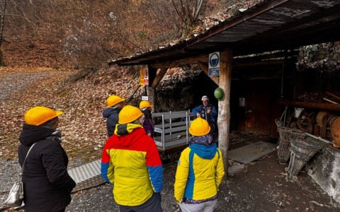 Gli alunni della primaria Diaz esplorano le Miniere di Cortabbio