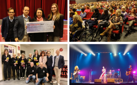 Le Giannissime illuminano il Teatro Jolly e raccolgono 2.190 euro per la ricerca