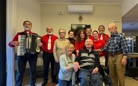 Olginate: Rinaldo Longhi festeggia 99 anni alla RSA Don Luigi Gilardi