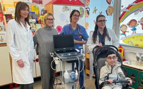 Renato e il gesto che illumina la Pediatria del Manzoni