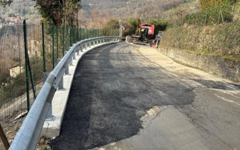 Riapertura di via Sopracornola: lavori completati dopo la frana