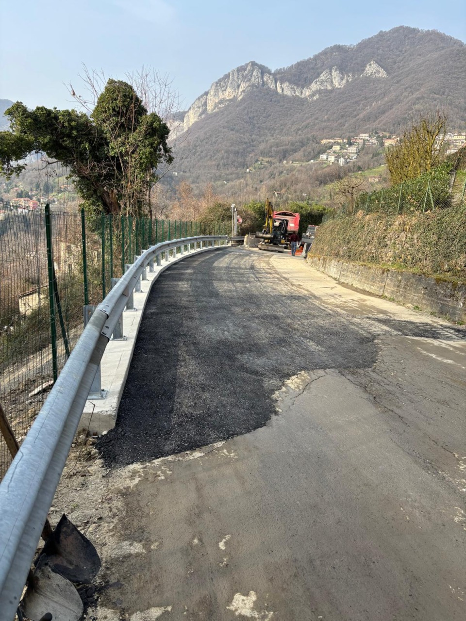 Riapertura di via Sopracornola: lavori completati dopo la frana