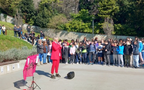 Valmadrera, gli studenti e il progetto ‘100 passi verso il 21 marzo’ in onore della legalità