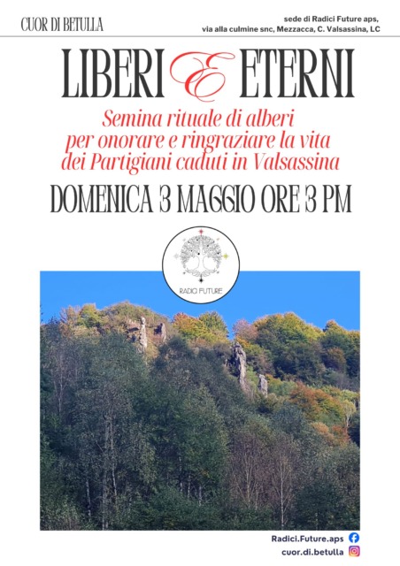 A Cassina si piantano alberi per i partigiani: un gesto di memoria collettiva