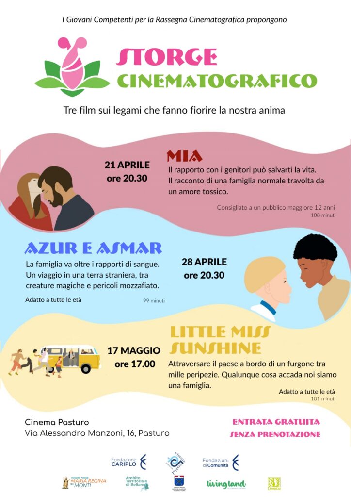 A Pasturo tre film sull’amore e le relazioni umane