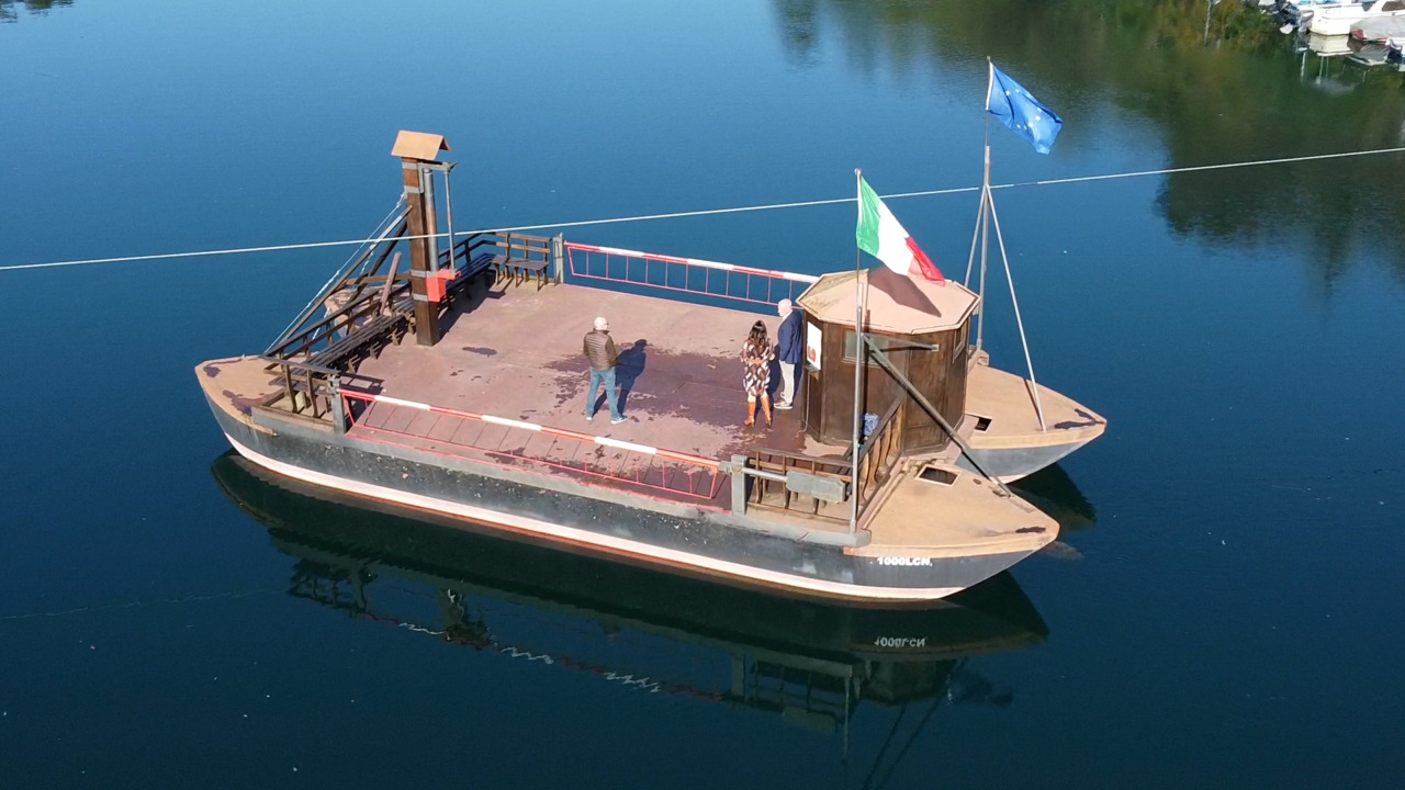 Apertura del Traghetto di Imbersago per la chiusura del Ponte di Brivio