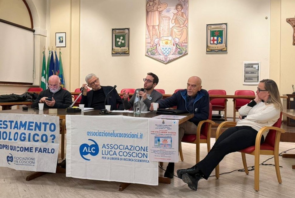 Apertura di uno Sportello Biotestamento a Oggiono da parte della Cellula Coscioni Lecco