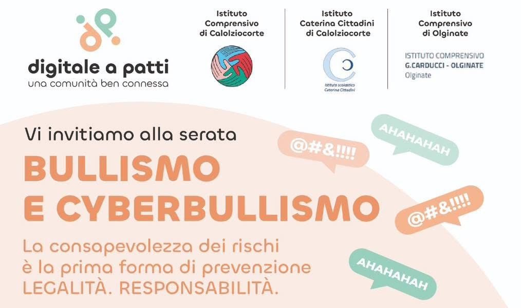 Bullismo e cyberbullismo: un incontro a Calolziocorte