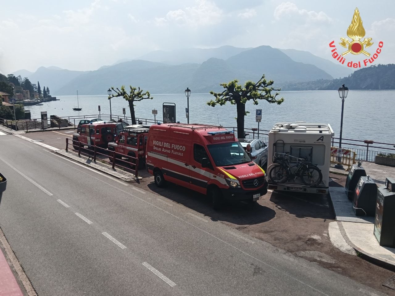 Donna di 74 anni ferita in una caduta a Varenna