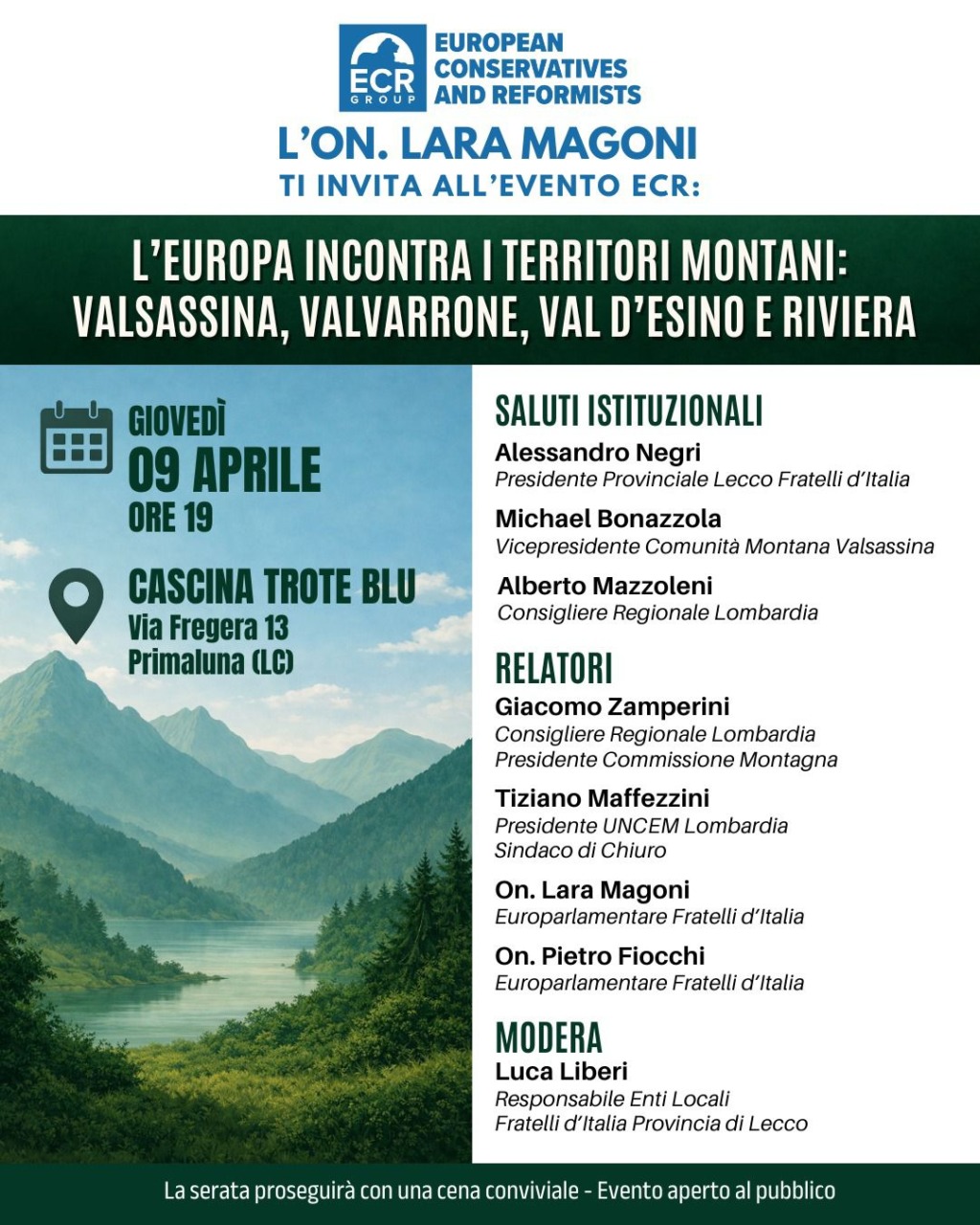 Fiocchi e Magoni discutono di sviluppo montano a Primaluna