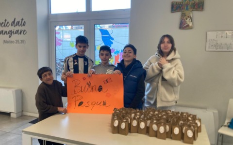 I ragazzi della Kolbe visitano la Casa della Carità di Lecco