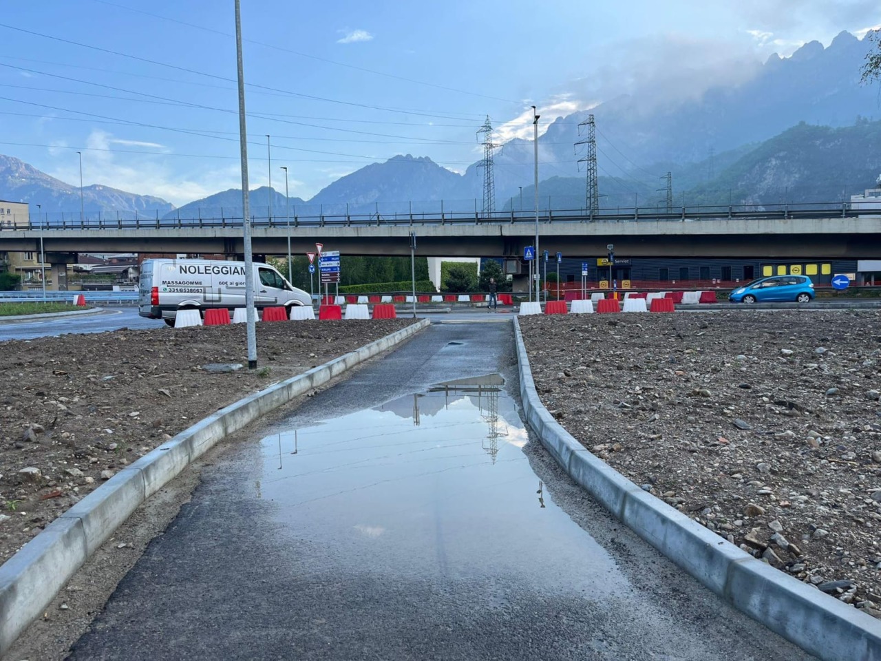 Il candidato sindaco Mauro Fumagalli denuncia l’allagamento del Bione dopo il primo temporale