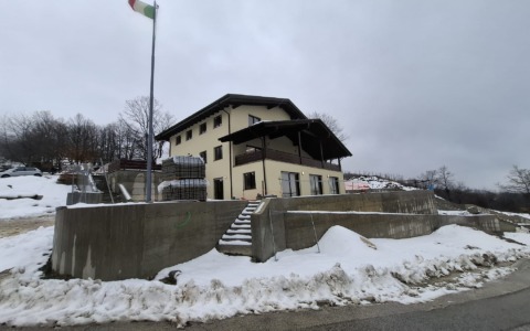 Inaugurazione della nuova struttura ad Accumoli: il progetto del Corpo Santa Cecilia di Barzio si conclude