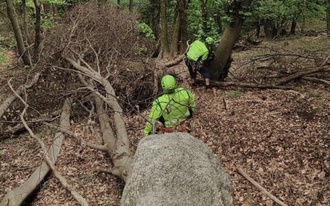 Intervento del Soccorso Alpino per un escursionista ferito a Sambrosera