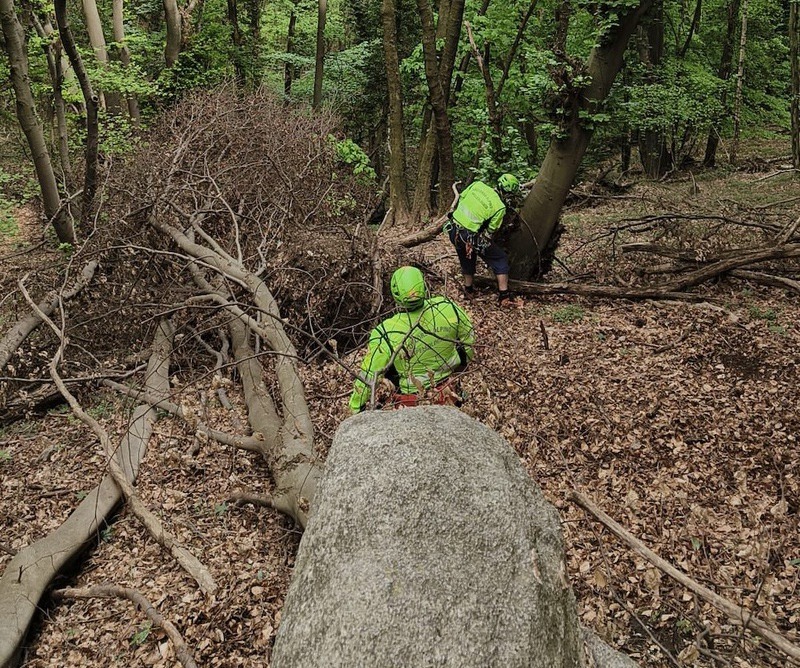 Intervento del Soccorso Alpino per un escursionista ferito a Sambrosera