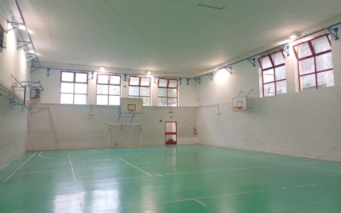 Intervento di relamping alle palestre del Liceo Grassi di Lecco