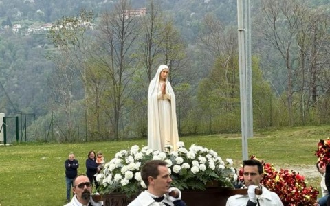 L’arrivo della Madonna di Fatima a Parlasco