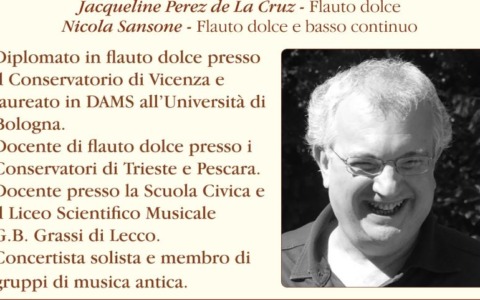 Uni 3 Valmadrera presenta ‘Il flauto degli angeli’ con Nicola Sansone