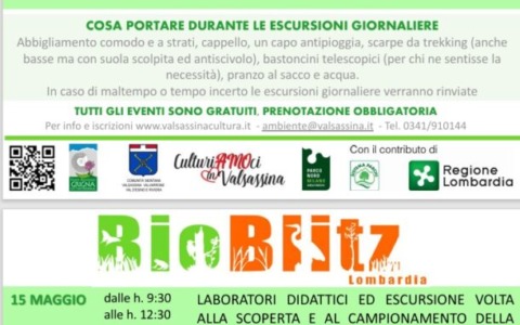 BioBlitz 2026: tre giorni di esplorazione nel Parco della Grigna Settentrionale