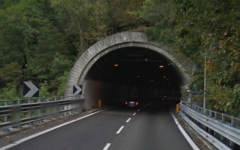 Chiusura della canna nord della galleria Monte Piazzo per lavori di ristrutturazione