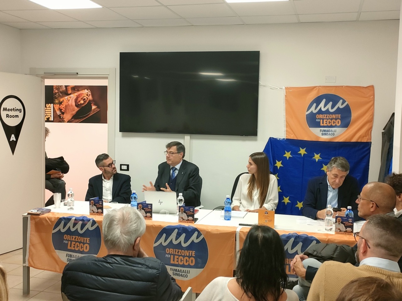 Fabrizio Benzoni a Lecco sostiene Mauro Fumagalli per la carica di sindaco