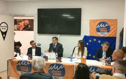 Fabrizio Benzoni a Lecco sostiene Mauro Fumagalli per la carica di sindaco