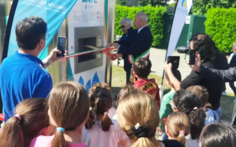 Galbiate: inaugurata la casetta dell’acqua a Sala al Barro