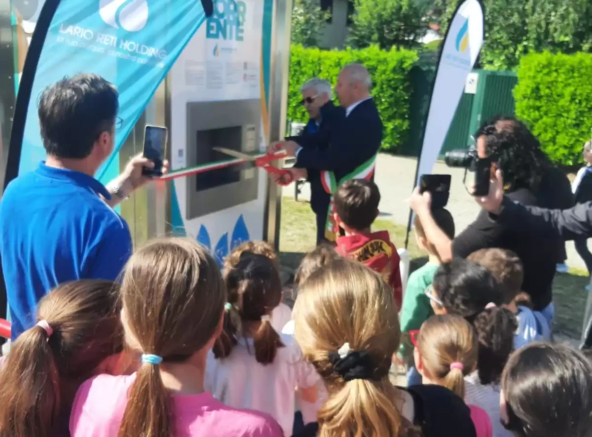 Galbiate: inaugurata la casetta dell’acqua a Sala al Barro