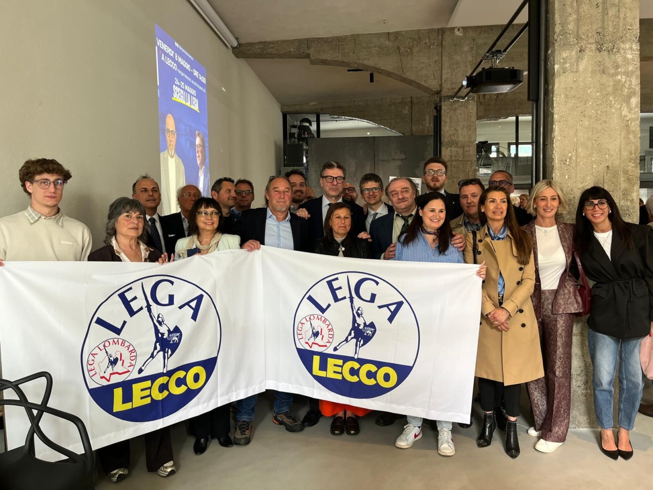 Giorgetti e Sertori sostengono Boscagli a Lecco