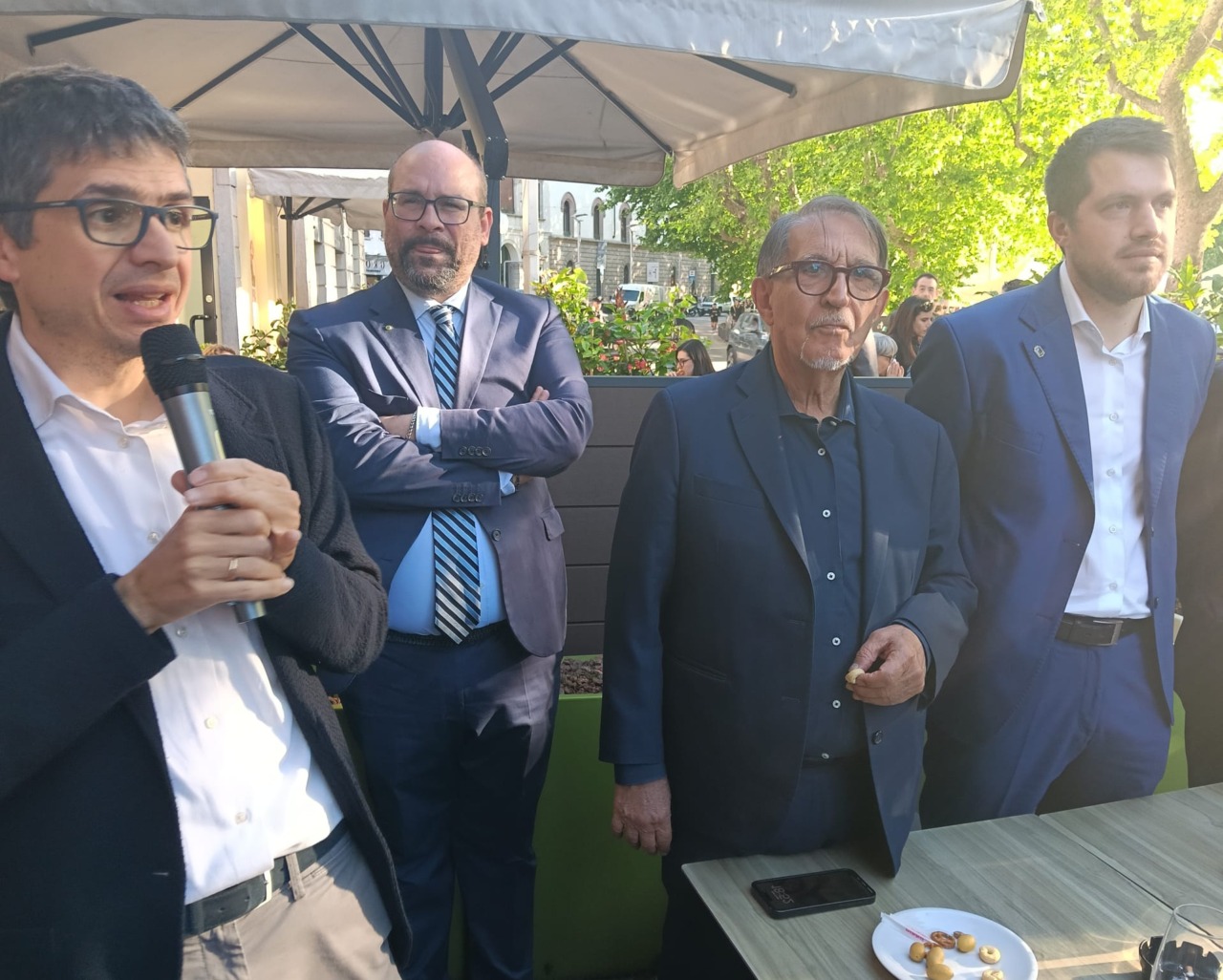 Ignazio La Russa a Lecco per sostenere Filippo Boscagli