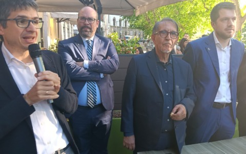 Ignazio La Russa a Lecco per sostenere Filippo Boscagli