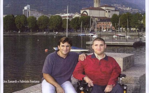 Il coordinamento di Telethon di Lecco omaggia Alex Zanardi