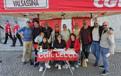 Inizia a Lecco la raccolta firme CGIL per leggi su sanità e appalti