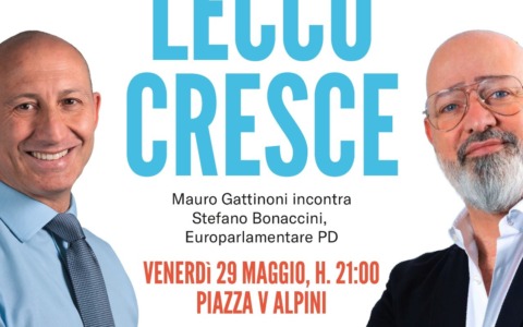 Mauro Gattinoni incontra Stefano Bonaccini a Lecco