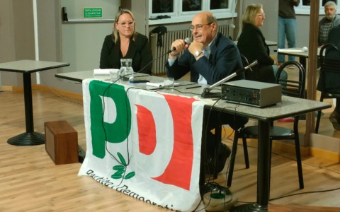 Nicola Zingaretti sostiene Mauro Gattinoni alle elezioni comunali