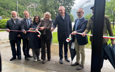 Valmadrera: inaugurata la guardiania a Parè e presentato il biglietto integrato NaviBus