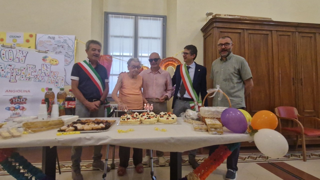 Civate: grande festa alla Casa del Cieco per Angiolina Villani, staffetta partigiana