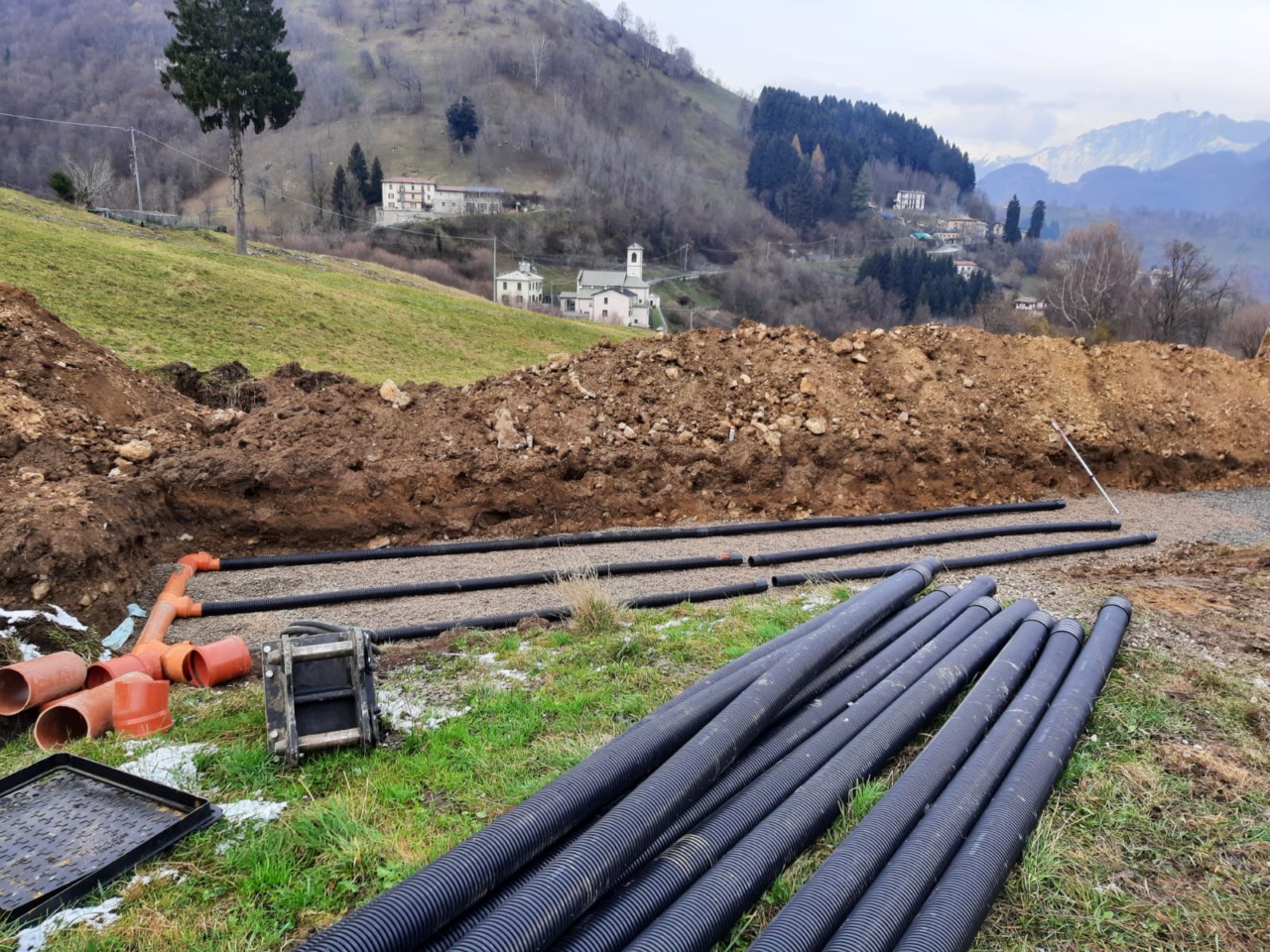 Completati i lavori di ammodernamento della rete fognaria a Morterone