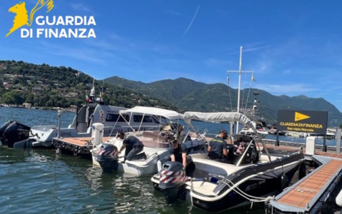Controlli sul Lago di Como: sequestri e multe per barche a noleggio con motori truccati