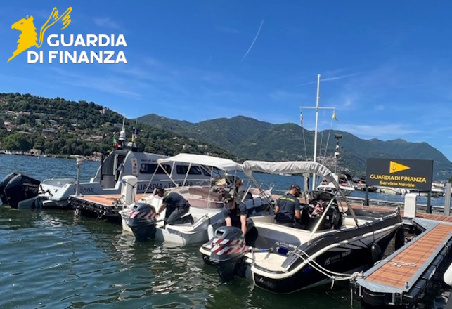 Controlli sul Lago di Como: sequestri e multe per barche a noleggio con motori truccati