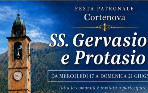 Cortenova celebra i Santi Gervasio e Protasio dal 17 al 21 giugno